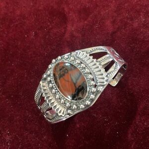 Navajo? Jasper? Petrified wood? #Cuff